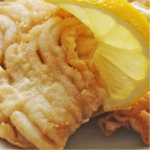 Gebackenes Karpfenfilet